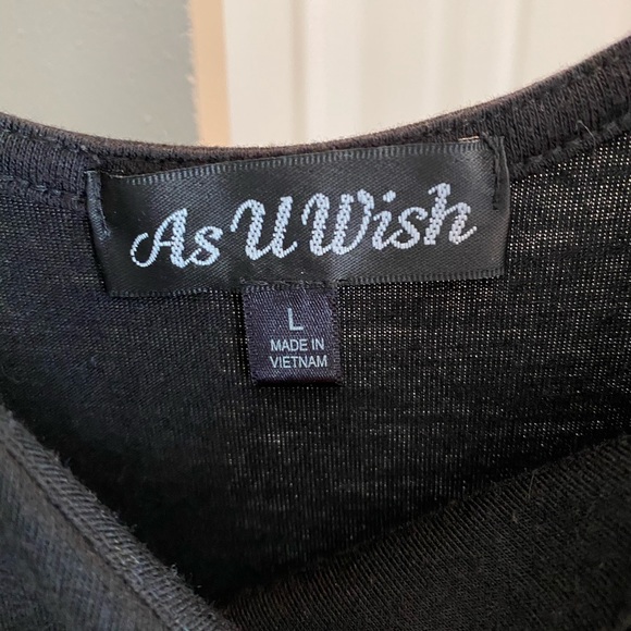 As U Wish Little Black Dress (size L) - Picture 2 of 3